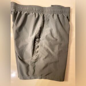 Under Armour Kids Charcoal Gray Shorts